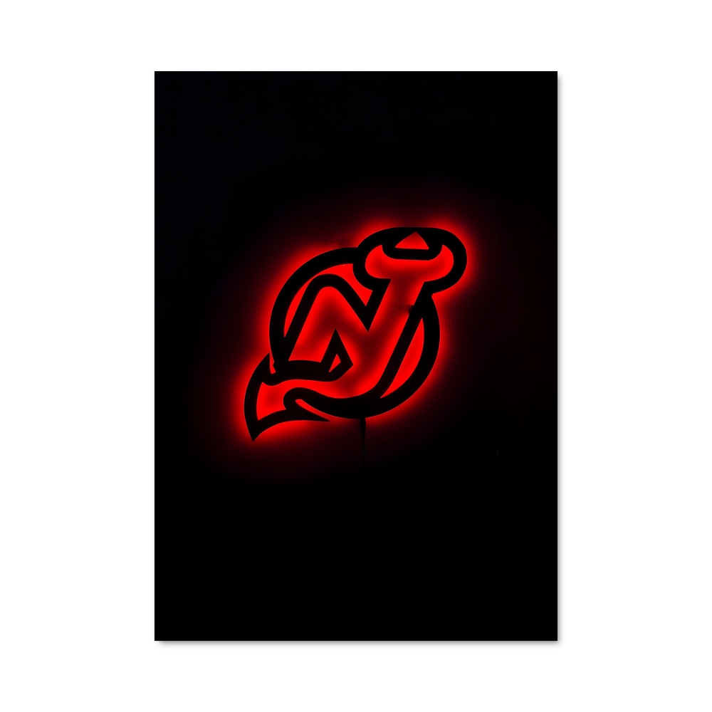 Poster Néon Rouge